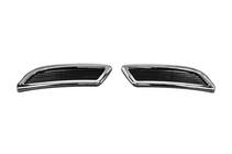 Renault Megane IV 2016-2025 Exhaust Tip Covers Imitation Carmos (2 pcs, ABS+Stainless Steel) photo 1