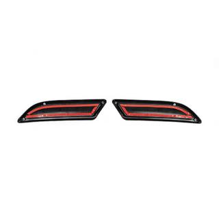 Exhaust Tip Covers Imitation Carmos (2 pcs, ABS+Stainless Steel) Renault Megane IV 2016-2025 photo 3