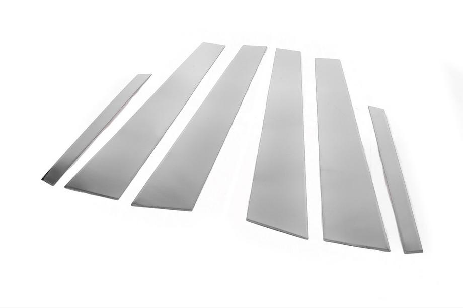 Mercedes S-class W221 2005-2013 Stainless Steel Door Pillar Covers (6 pcs) Photo 3