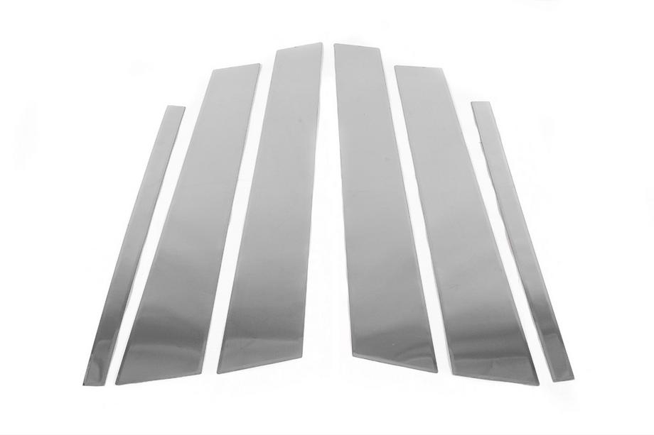 Volkswagen Golf 6 2008-2014 Stainless Steel Door Pillar Covers (6 pcs) Photo 2