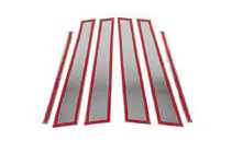 Volkswagen Golf 5 2003-2009 Stainless Steel Door Pillar Covers (6 pcs) photo 4