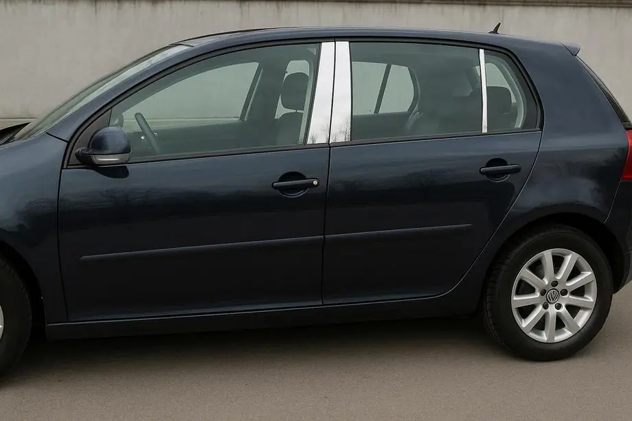 Volkswagen Golf 5 2003-2009 Stainless Steel Door Pillar Covers (6 pcs) Image
