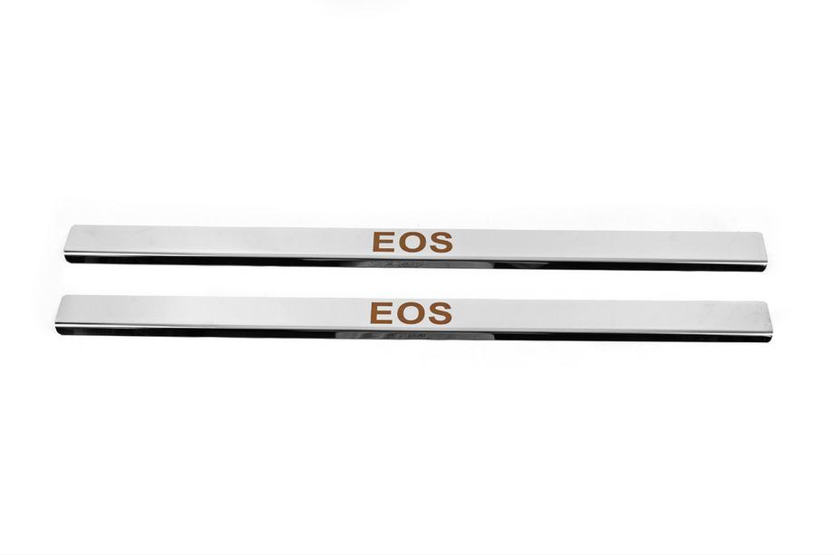 Volkswagen EOS 2006-2011 Door Sill Cover Carmos (2 pcs, Stainless Steel) Image