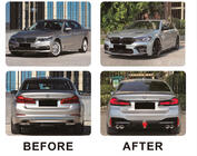 BMW 5 Series G30/G31 2017–2023 Facelift kit with hood and fenders (for M5 Competition 2021) photo 3