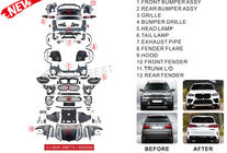 BMW X5 E70 2007-2013 Facelift Body Kit to X5M F95 2019 photo 8