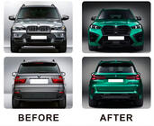 BMW X5 E70 2007-2013 Facelift Kit to X5M F95 2024 photo 2