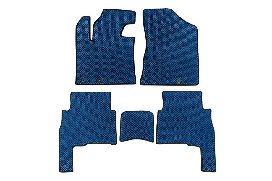 Kia Sorento II XM 2009-2014 Floor Mats 2009-2012 (EVA, Blue) Image