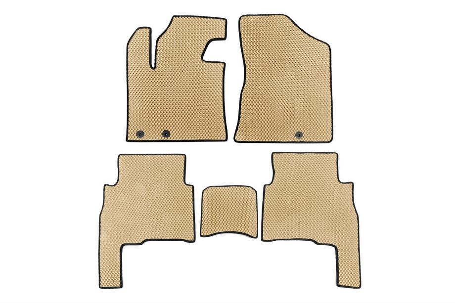 Kia Sorento II XM 2009-2014 Floor Mats 2009-2012 (EVA, Beige) Image
