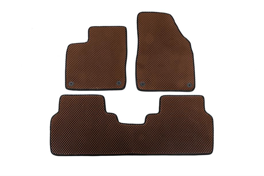 Audi Q4 e-Tron 2021- EVA Floor Mats (Brown) Image