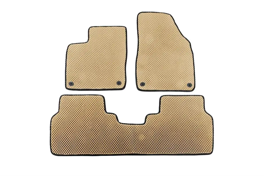 Audi Q4 e-Tron 2021- EVA Floor Mats (Beige) Image