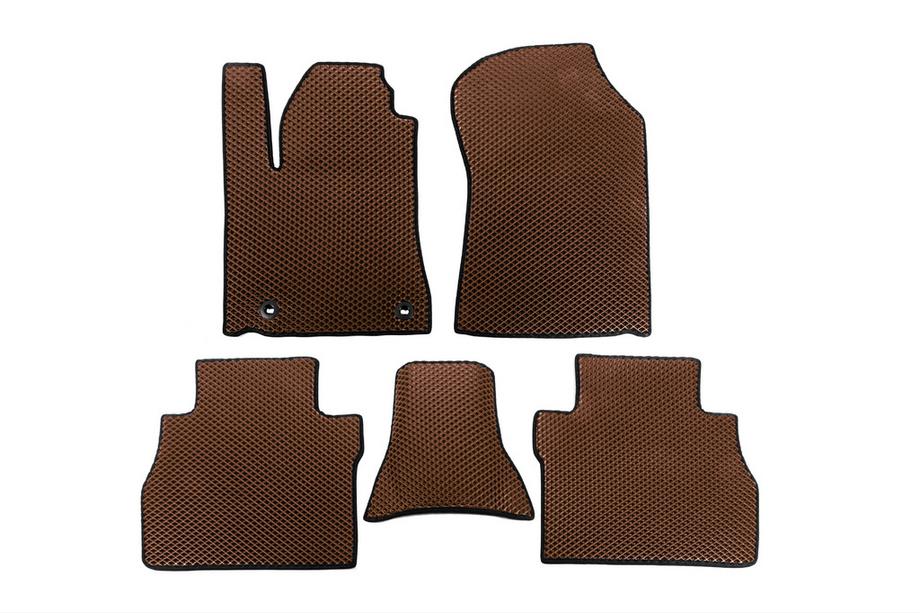 Toyota Tundra 2007-2021 EVA Floor Mats (Brown) Image