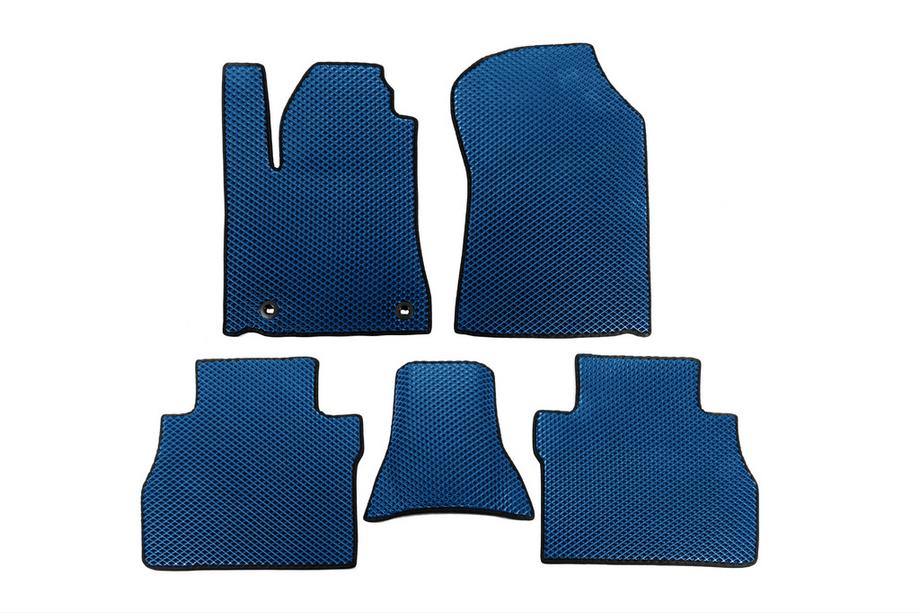 Toyota Tundra 2007-2021 EVA Floor Mats (Blue) Image
