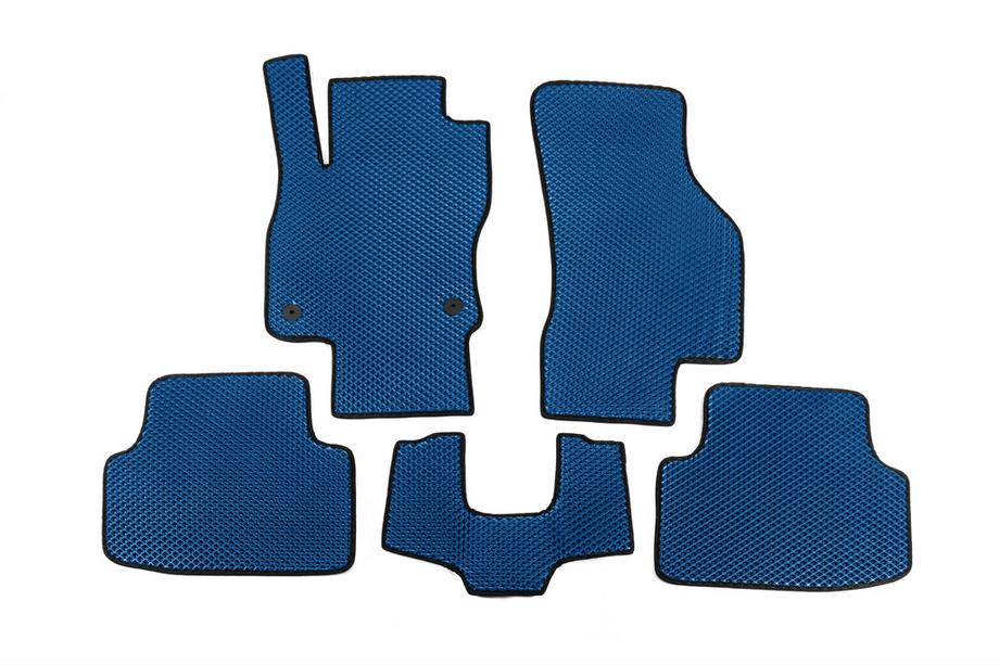 Volkswagen Jetta 2018- EVA Floor Mats (Blue) Image
