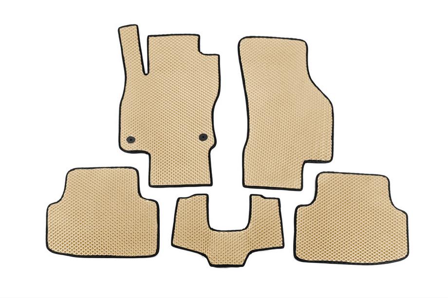 Volkswagen Jetta 2018- EVA Floor Mats (Beige) Image