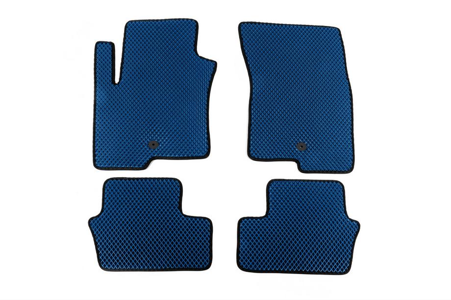 Jeep Compass 2006-2016 EVA Floor Mats (Blue) Image