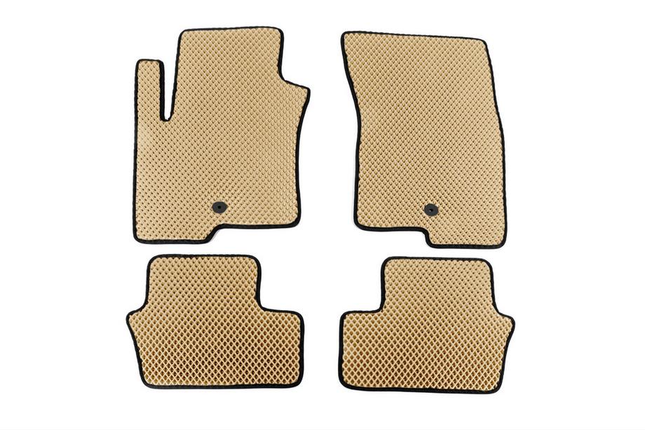 Jeep Compass 2006-2016 EVA Floor Mats (Beige) Image