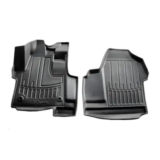 Stingray 3D Rubber Floor Mats (1+2, 2 pcs) Peugeot Expert 2017-