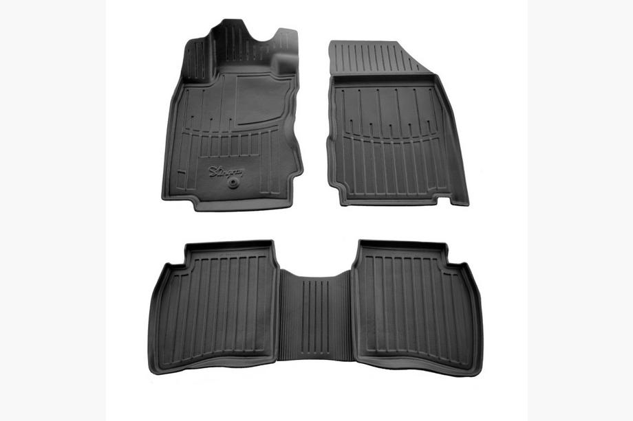 Nissan Note 2004-2012 Rubber Floor Mats Stingray 3D (5 pcs) Image