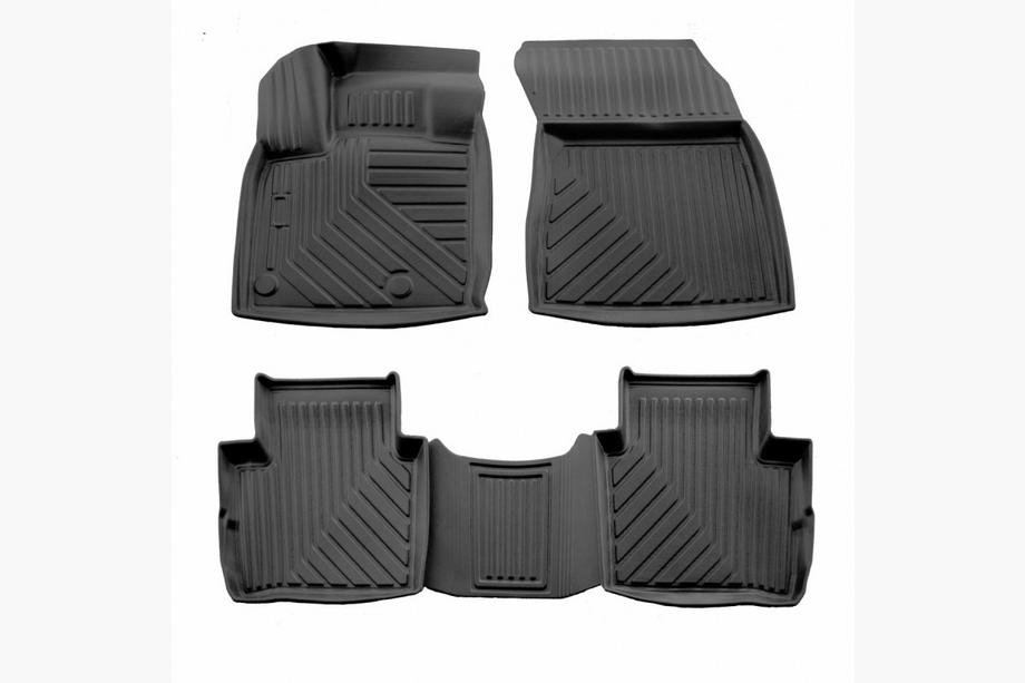 Nissan Qashqai 2021- Rubber Floor Mats Stingray 3D (5 pcs) Image
