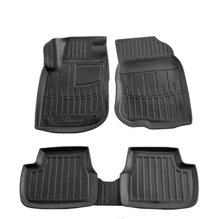 Rubber Floor Mats Stingray 3D (5 pcs) Peugeot 2008 2013-2019