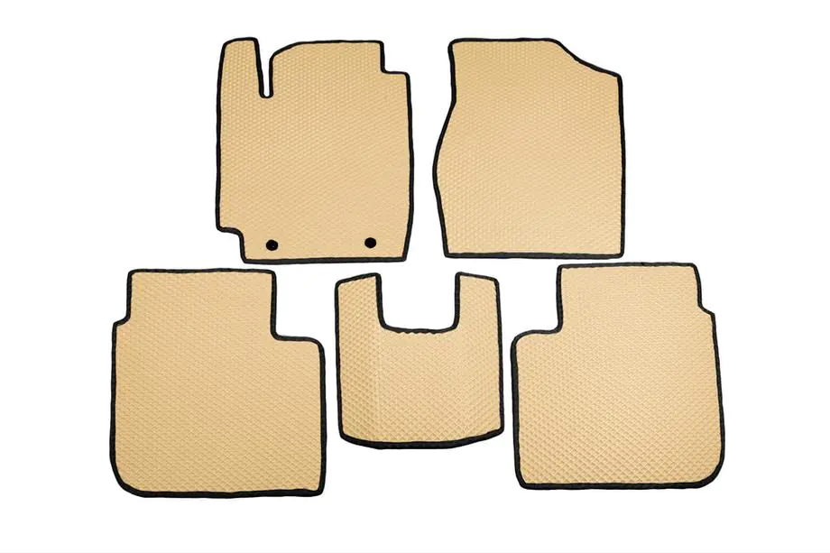Toyota Camry 2001-2006 EVA Floor Mats (Beige) Image
