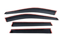 Nissan X-trail T33/Rogue 2022- Window deflectors with chrome trim (4 pcs, HIC) photo 3