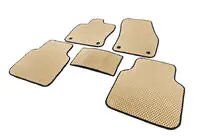 Volkswagen Tiguan 2016-2023 EVA Floor Mats (Allspase, 2 Rows, Beige) photo 2