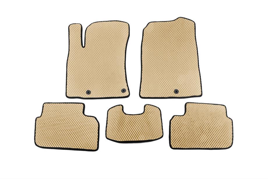 Hyundai Ioniq 2016-2022 EVA Floor Mats (Beige) Image