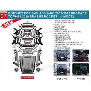 Facelift Body Kit to G900 Roket Mercedes G сlass W463 1990-2018 photo 2