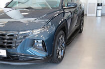 Hyundai Tucson NX4 2021- Side Steps Shining Black (2 pcs, Aluminum) photo 6
