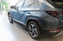 Hyundai Tucson NX4 2021- Side Steps Shining Black (2 pcs, Aluminum) photo 8