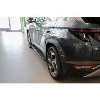 Side Steps Shining Black (2 pcs, Aluminum) Hyundai Tucson NX4 2021- photo 2