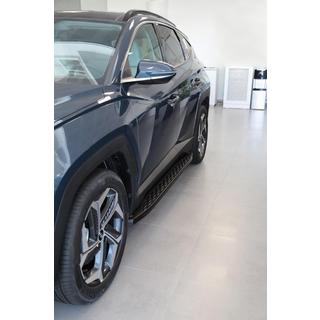 Side Steps Shining Black (2 pcs, Aluminum) Hyundai Tucson NX4 2021- photo 3