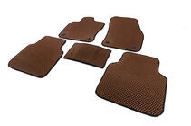 Volkswagen Tiguan 2016-2023 EVA Floor Mats (Allspase, 2 Rows, Brown) photo 2