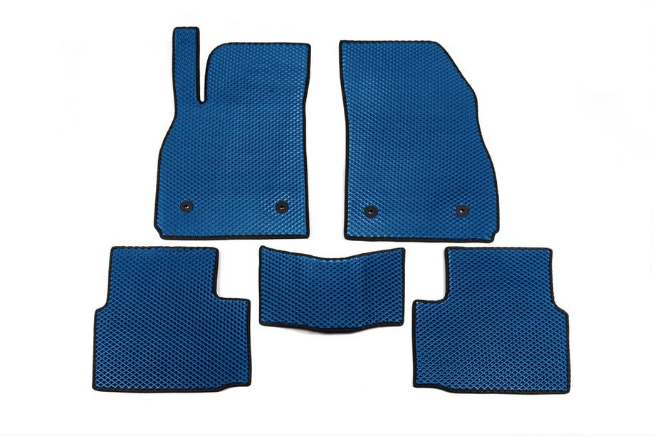 Chevrolet Malibu 2011-2018 EVA Floor Mats (Blue) Image