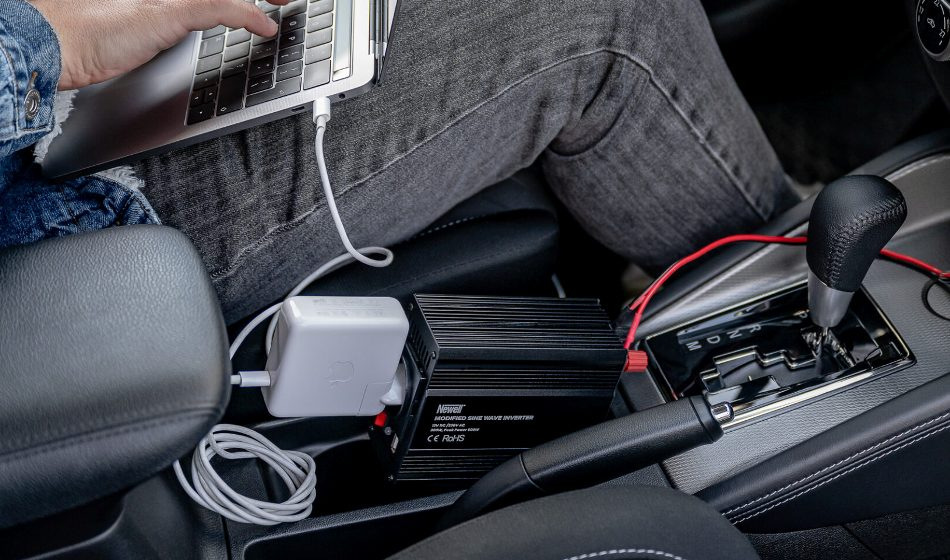 How to get 220 volts in a car?
