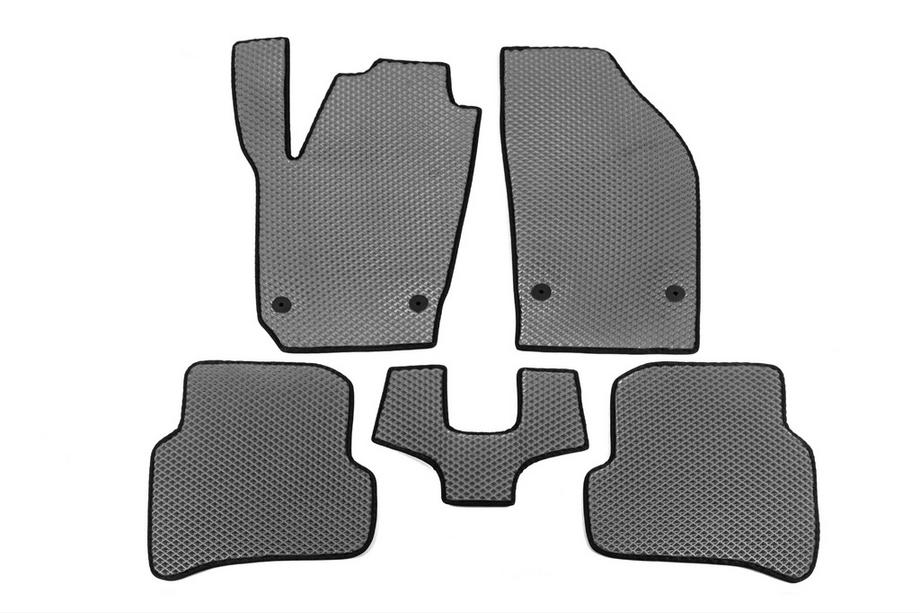 Skoda Fabia 2014-2021 EVA Floor Mats (Gray) Image