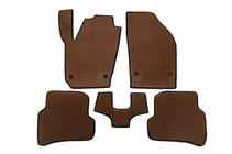 Skoda Fabia 2014-2021 EVA Floor Mats (Brown) photo 1