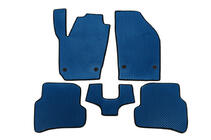 Skoda Fabia 2014-2021 EVA Floor Mats (Blue) photo 1