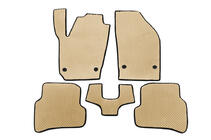 Skoda Fabia 2014-2021 EVA Floor Mats (Beige) photo 1