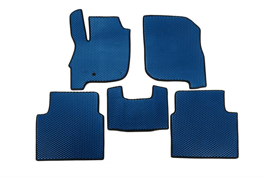 Mitsubishi Galant 2003-2012 EVA Floor Mats (Blue) Image