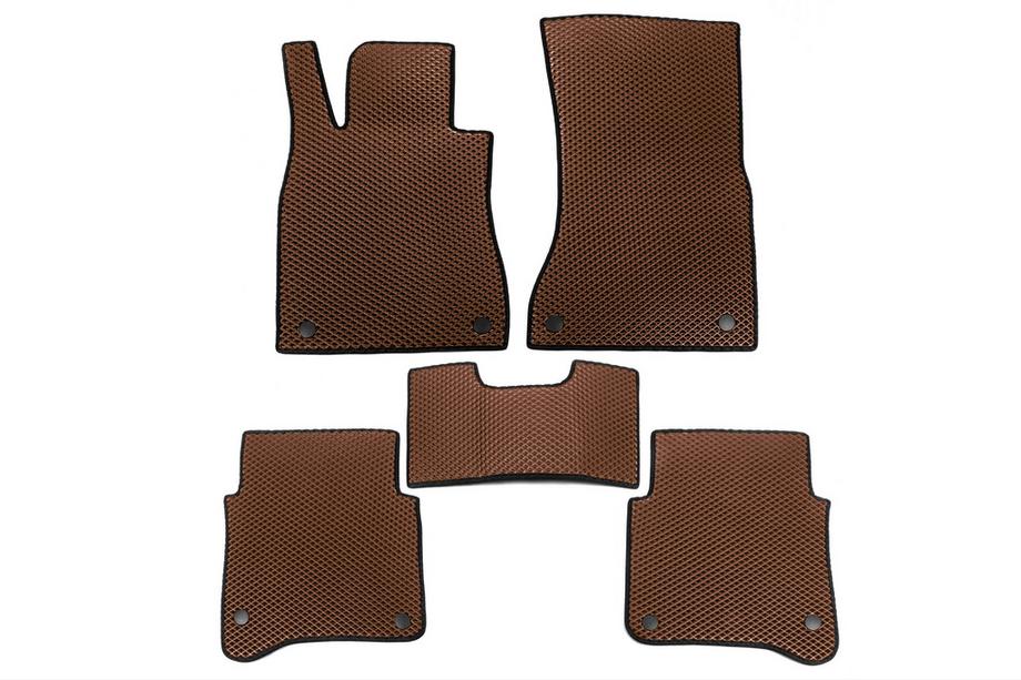 Mercedes S-class W223 2020- EVA Floor Mats (Brown) Image
