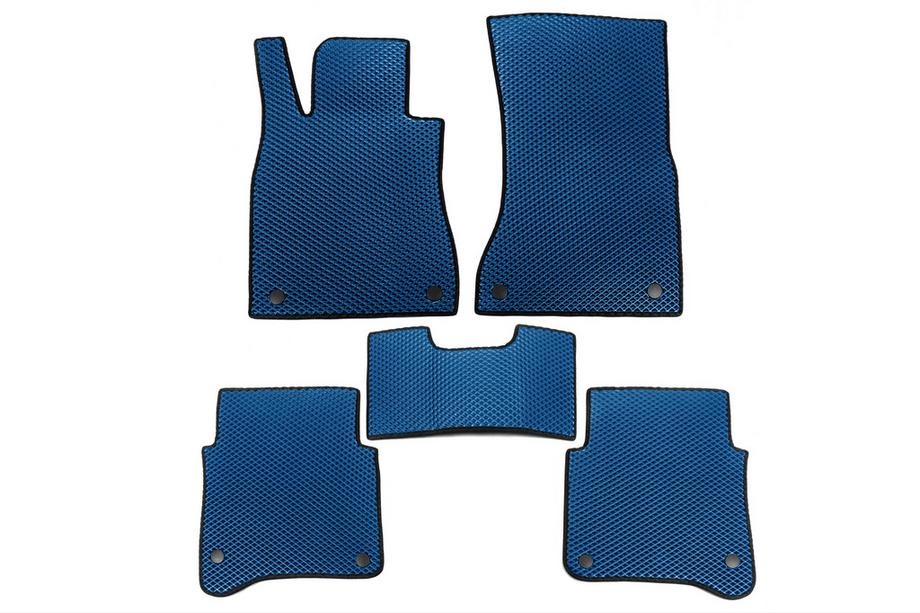 Mercedes S-сlass W223 2020- EVA Floor Mats (Blue) Image