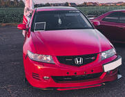 Honda Accord VII 2002-2007 Front Lip Niken Red (ABS) photo 2