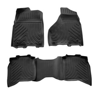 Rubber Floor Mats Stingray 3D (Crew cab, 2009-2018, 4 pcs) Dodge RAM (DS/DJ/D2) 2009–2024