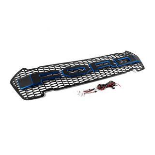 Front Grille (2015-2018, Blue, LED) photo 4