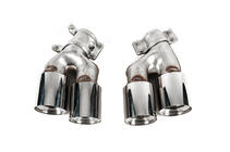BMW 5 Series G30/G31 2017–2023 M5 Silver exhaust tips (2 pcs) photo 3