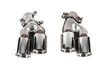 BMW 5 Series G30/G31 2017–2023 M5 Silver exhaust tips (2 pcs) photo 5
