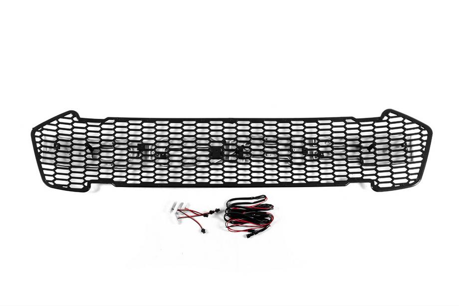 Ford Ranger 2011–2022 Front Grille (2015-2018, Black, LED) Photo 4
