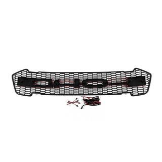 Front Grille (2015-2018, Red, LED) photo 4